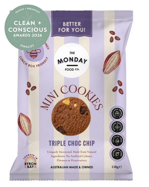 Triple Choc Chip Beauty Bites by Krumbled Foods – Silver, Best Snacks + Breakfast, Clean + Conscious Awards 2026