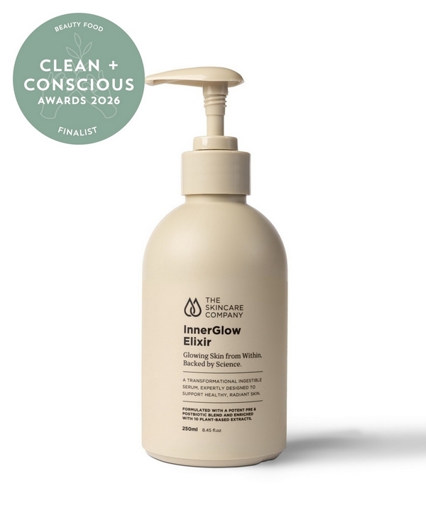 InnerGlow Elixir by The Skincare Company – Finalist, Best Beauty Food, Clean + Conscious Awards 2026