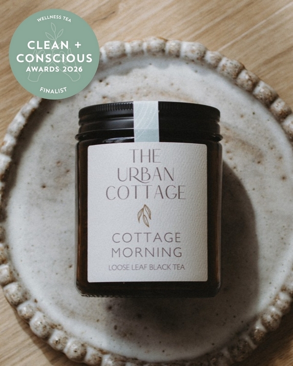 Cottage Morning by The Urban Cottage – Finalist, Best Wellness Tea, Clean + Conscious Awards 2026