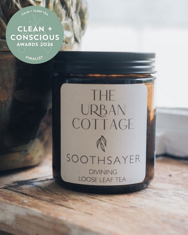 Soothsayer by The Urban Cottage – Finalist, Best Calm + Sleep Tea, Clean + Conscious Awards 2026