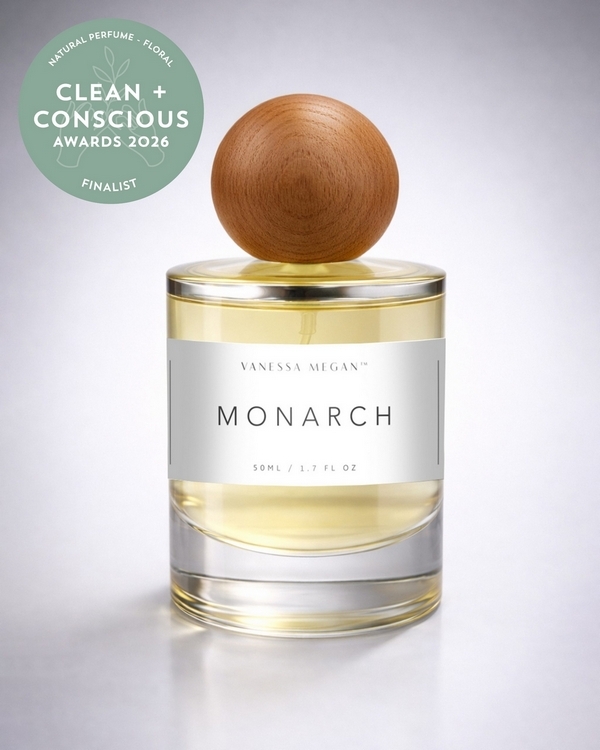 Monarch Organic Alcohol Natural Perfume by Vanessa Megan Skincare – Finalist, Best Natural Perfume – Floral, Clean + Conscious Awards 2026