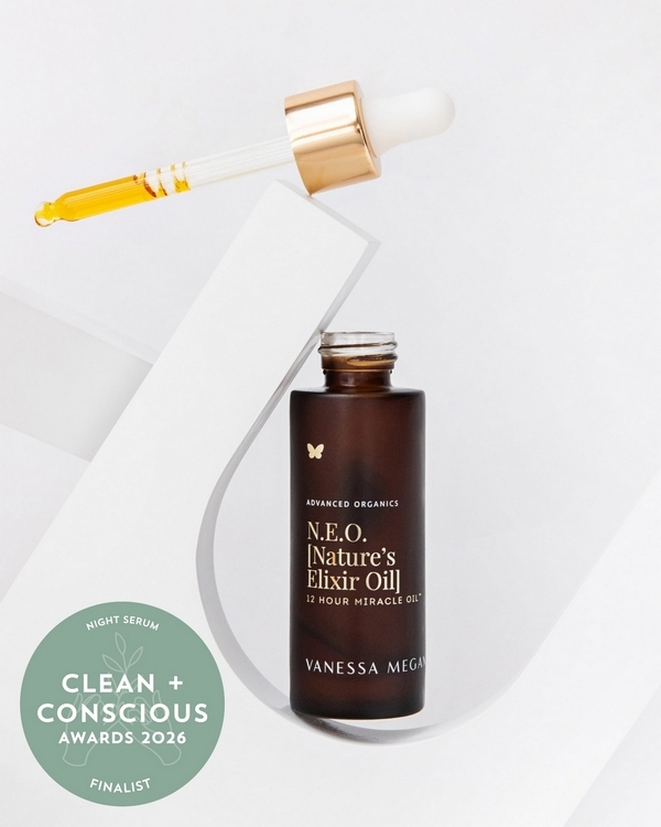 N.E.O. [Nature’s Elixir Oil] 12 Hour Miracle Oil by Vanessa Megan Skincare – Finalist, Best Night Serum, Clean + Conscious Awards 2026