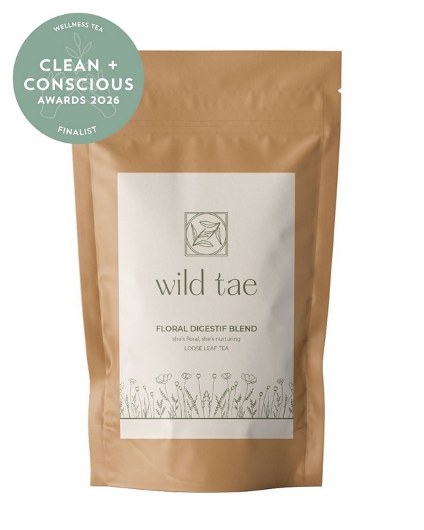 Floral Digestif Blend by Wild Tae – Finalist, Best Wellness Tea, Clean + Conscious Awards 2026