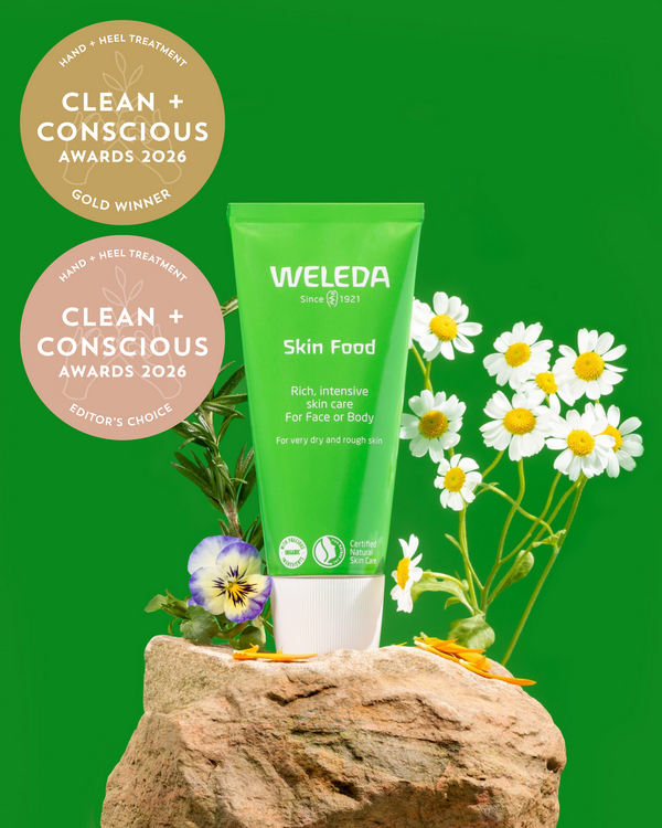 Skin Food by Weleda – Gold + Editor's Choice, Best Hand + Heel Treatment, Clean + Conscious Awards 2026