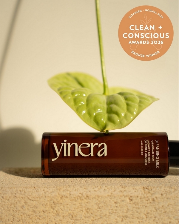 Cleansing Milk by Yinera – Bronze, Best Face Cleanser for Normal Skin, Clean + Conscious Awards 2026