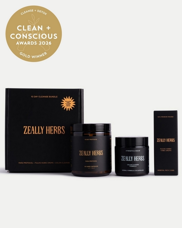 10 Day Cleanse Bundle by Zeally Herbs – Gold, Best Cleanse + Detox, Clean + Conscious Awards 2026