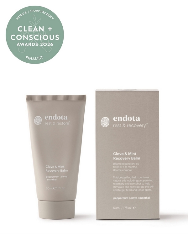 Clove and Mint Recovery Balm by endota – Finalist, Best Muscle / Sport Product, Clean + Conscious Awards 2026