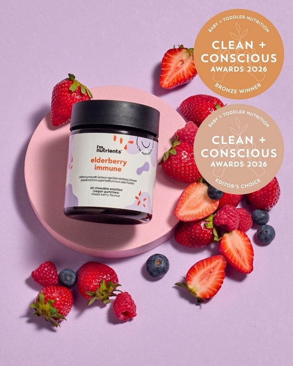 Elderberry Immune by im nutrients – Bronze + Editor's Choice, Best Baby + Toddler Nutrition, Clean + Conscious Awards 2026