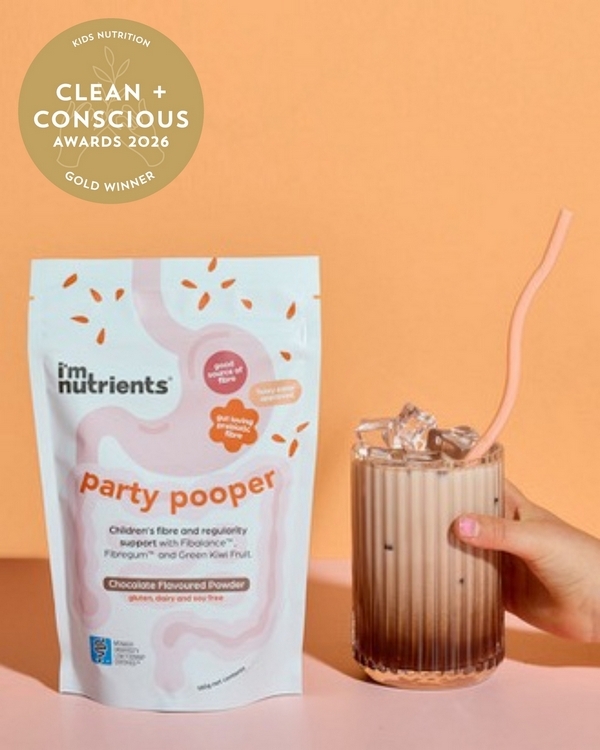 Party Pooper by im nutrients – Gold, Best Kids Nutrition, Clean + Conscious Awards 2026