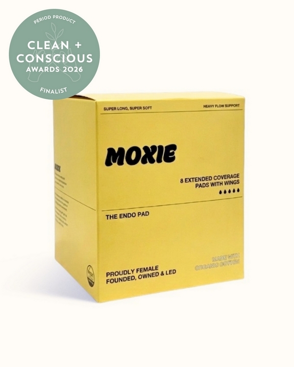 Endo Pads by Moxie – Finalist, Best Period Product, Clean + Conscious Awards 2026