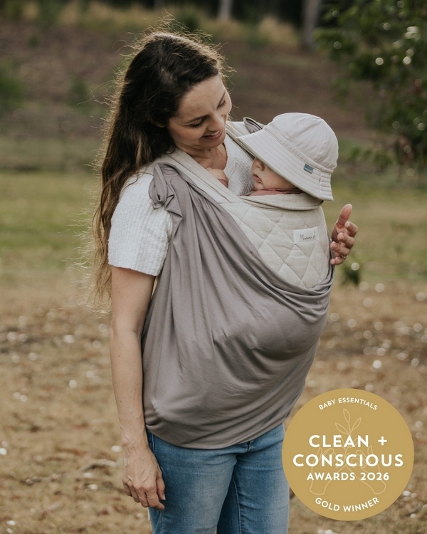 Multifunctional Magnetic Sun Cover by Bebe Trek – Gold, Best Baby Essentials, Clean + Conscious Awards 2026