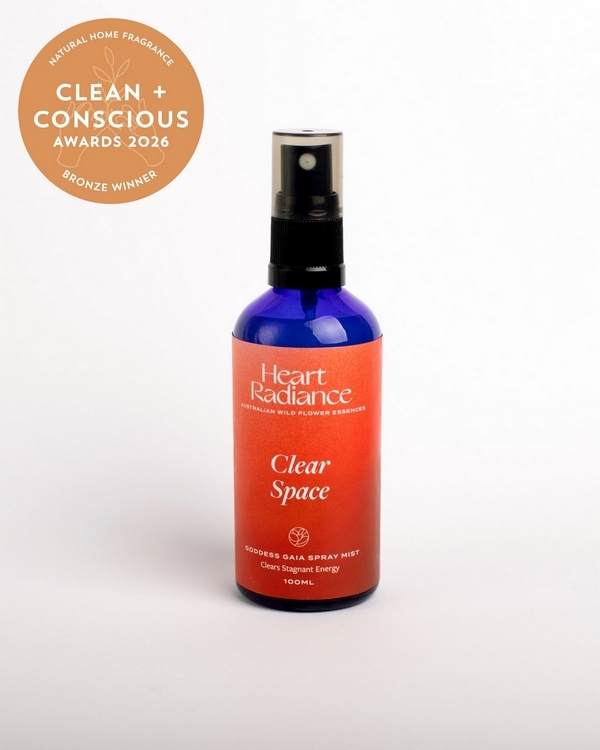 HeartRadiance Clear Space Spray Mist by Body Radiance – Bronze, Best Home Fragrance, Clean + Conscious Awards 2026