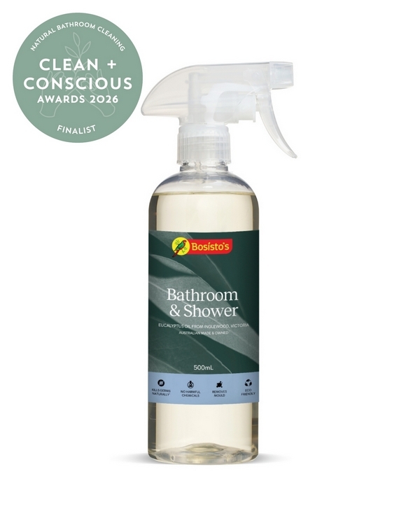 Bathroom & Shower Cleaner by Bosisto’s – Finalist, Best Natural Bathroom Cleaning, Clean + Conscious Awards 2026