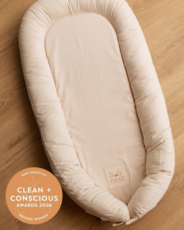 Bubnest Baby Nest by Bubnest Organics – Bronze, Best Baby Essentials, Clean + Conscious Awards 2026