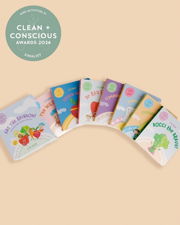 The Secret Adventures of the Dinner Plate Pals, Eat the Rainbow Box Set by Coffee Table Nutrition – Finalist, Best Kids Activities 3+, Clean + Conscious Awards 2026