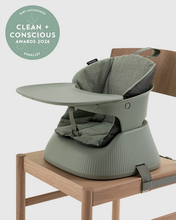 Portable Highchair by Hannie – Finalist, Best Baby Accessories, Clean + Conscious Awards 2026