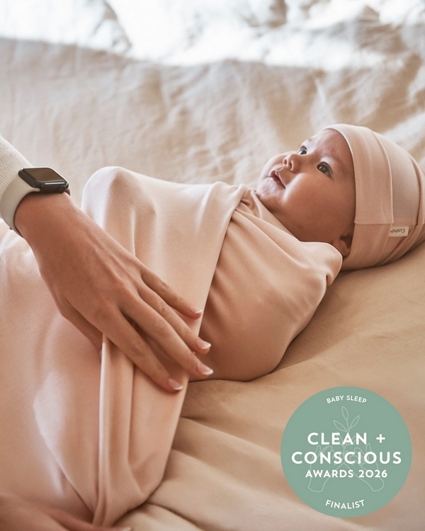 Softluxe Swaddle by Cushii – Finalist, Best Baby Sleep, Clean + Conscious Awards 2026