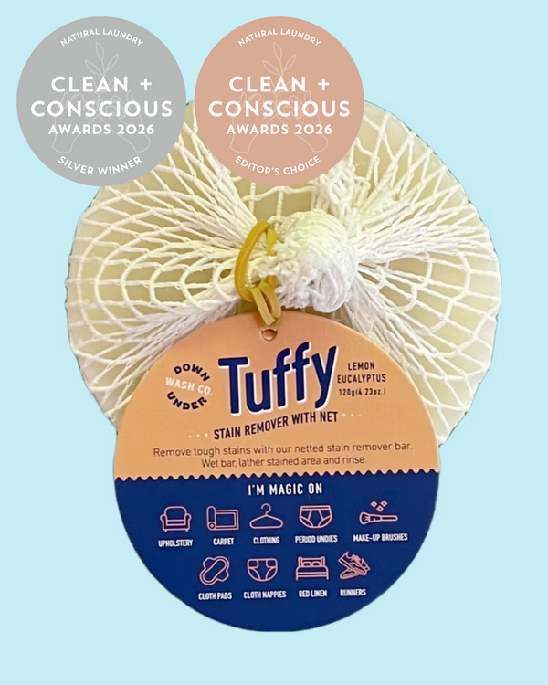 Tuffy Stain Remover With Net Australian Lemon Eucalyptus by Downunder Wash Co – Best Laundry Product, Clean + Conscious Awards 2026