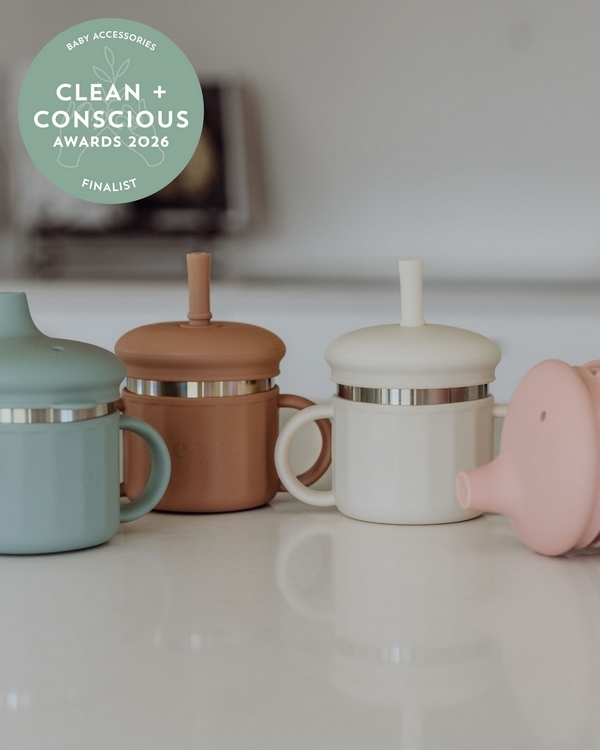 Leakproof Stainless Steel 3in1 cup by Ease Baby – Finalist, Best Baby Accessories, Clean + Conscious Awards 2026