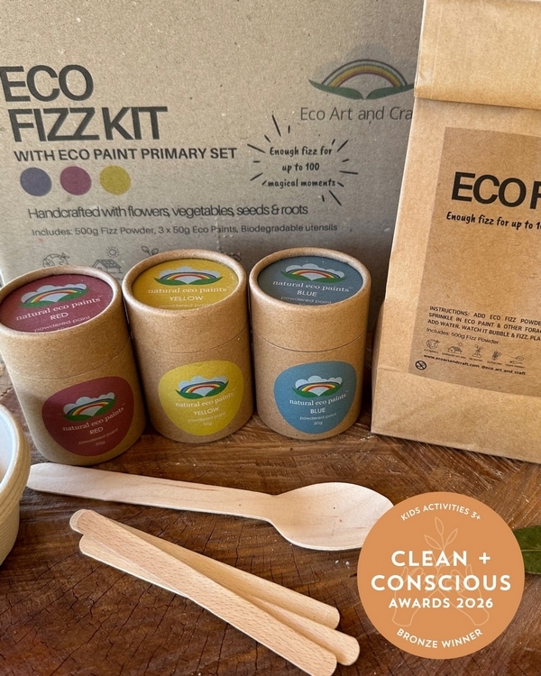 Eco Fizz Kit by Eco Art and Craft – Bronze, Best Kids Activities 3+, Clean + Conscious Awards 2026