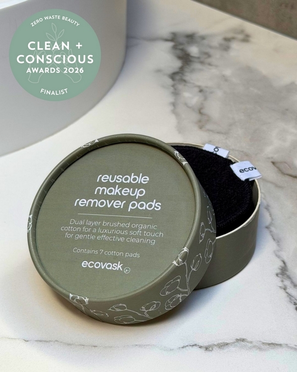 Reusable Makeup Remover Pads by Ecovask – Best Zero Waste Beauty, Clean + Conscious Awards 2026