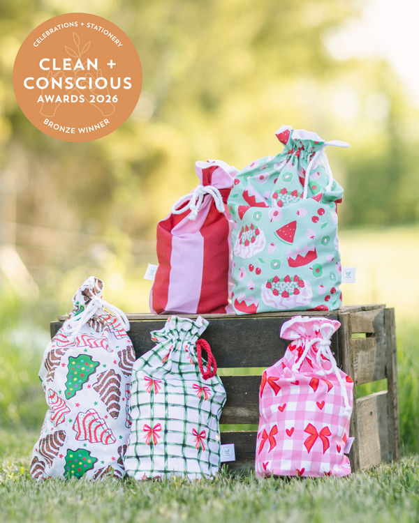 Reusable Fabric Gift Bag by Gift Me Again – Best Celebrations & Stationery, Clean + Conscious Awards 2026