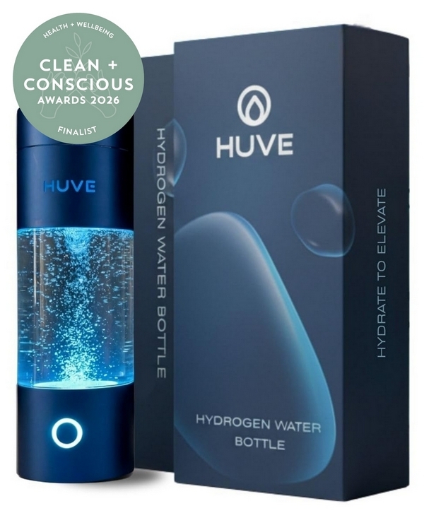 Perform Hydrogen Water Bottle by HUVE – Finalist, Best Health + Wellbeing Product, Clean + Conscious Awards 2026