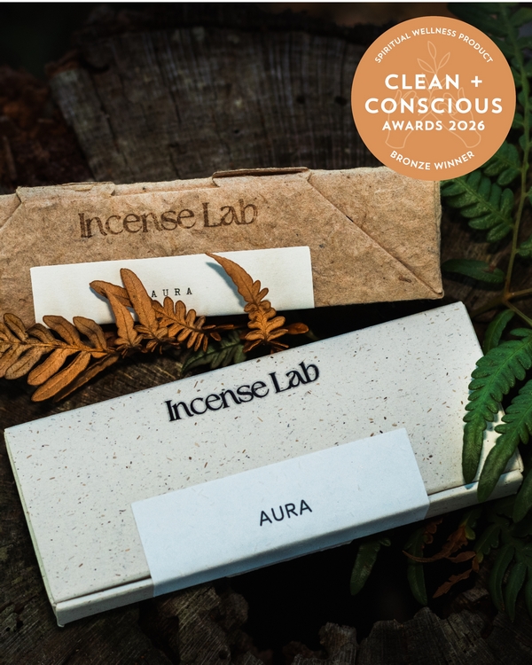 Hand Made Australian Native Plants Natural Incense – Aura by Incense Lab – Bronze, Best Spiritual Wellness Product, Clean + Conscious Awards 2026