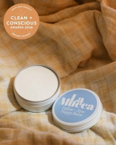 Tallow + Zinc Nappy Balm by La Mucca Skincare – Bronze, Best Nappy Rash Cream / Product, Clean + Conscious Awards 2026