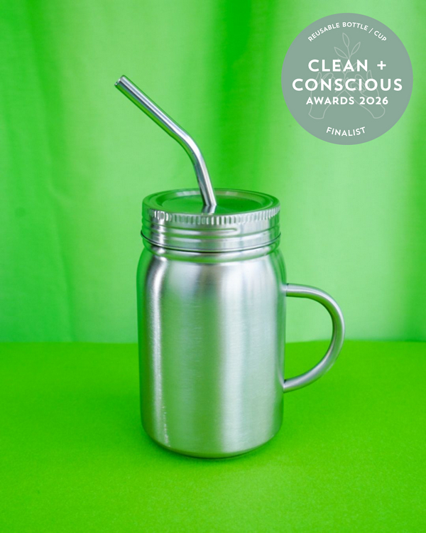 Wide Lid Hybrid Water Bottle by Power Drink Hydration was recognised for Best Reusable Bottle / Cup at the 2026 Clean + Conscious Awards.