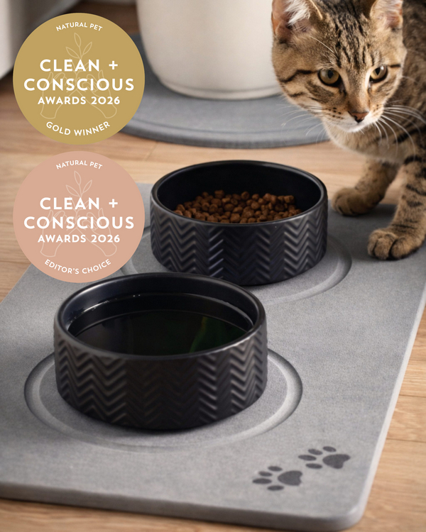Stone Pet Feeding Mat by Natureva – Best Natural Pet, Clean + Conscious Awards 2026