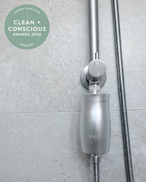 Signature Shower Filter by Ngilla Flow – Finalist, Best Shower / Bath Filter, Clean + Conscious Awards 2026