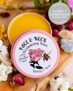 Revitalising Face & Neck Balm by Nina’s Bees – Best Zero Waste Beauty, Clean + Conscious Awards 2026