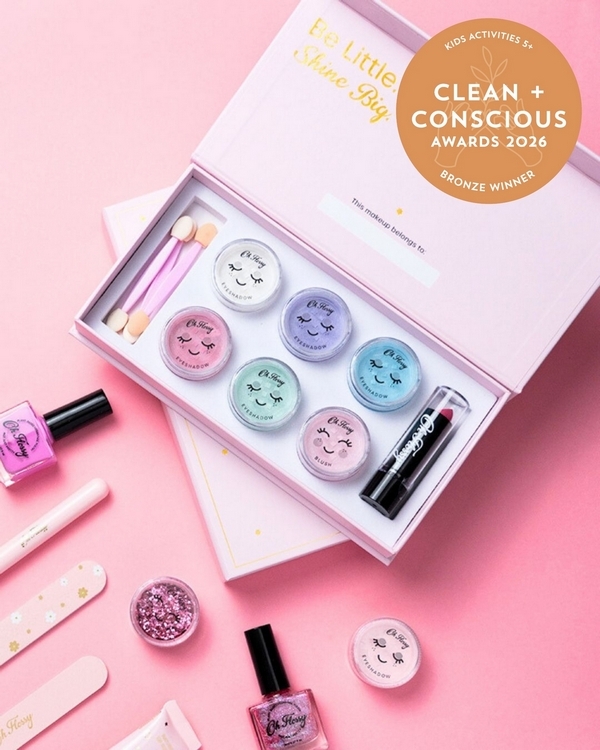 Deluxe Makeup Set by Oh Flossy – Bronze, Best Kids Activities 5+, Clean + Conscious Awards 2026