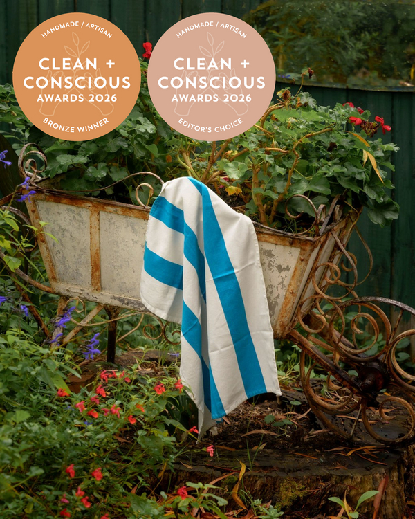 Artisan Handwoven Tea Towel by Punar – Best Handmade / Artisan Product, Clean + Conscious Awards 2026