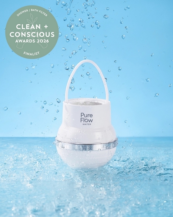 Bath Filter by Pure Flow Water – Finalist, Best Shower / Bath Filter, Clean + Conscious Awards 2026