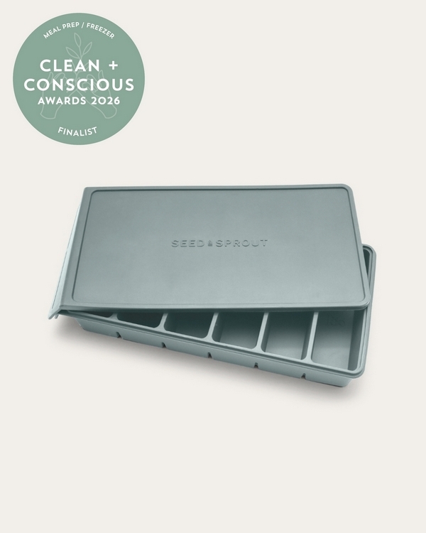 6 Portion Silicone Freezer Tray 100ml by Seed & Sprout – Finalist, Best Meal Prep / Freezer, Clean + Conscious Awards 2026