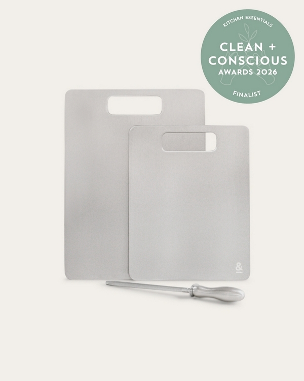 Titanium Cutting Board Set by Seed & Sprout – Finalist, Best Kitchen Essentials, Clean + Conscious Awards 2026