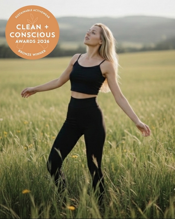 Smitten High Waisted Merino Leggings by Smitten Merino – Bronze, Best Sustainable Activewear, Clean + Conscious Awards 2026
