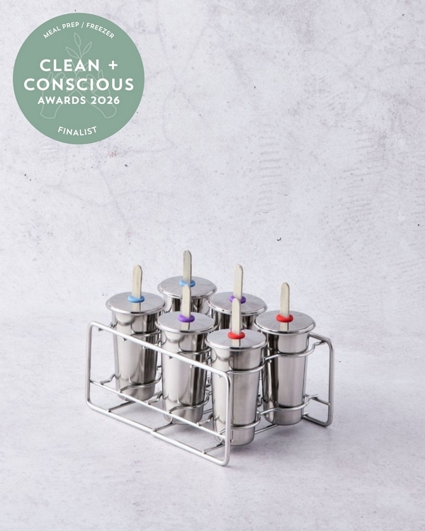 Round Stainless Steel Ice Block Mould by The Low Tox Project – Finalist, Best Meal Prep / Freezer, Clean + Conscious Awards 2026