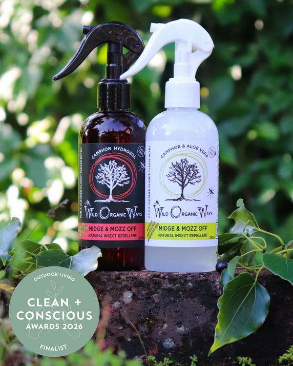 Midge & Mozz Off — Natural Insect Repellent- Tropical Strength by Wild Organic Ways – Best Outdoor Living Product, Clean + Conscious Awards 2026