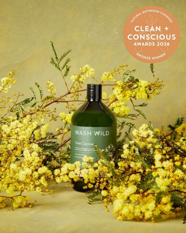 Toilet Cleaner by Wash Wild – Bronze, Best Natural Bathroom Cleaning, Clean + Conscious Awards 2026
