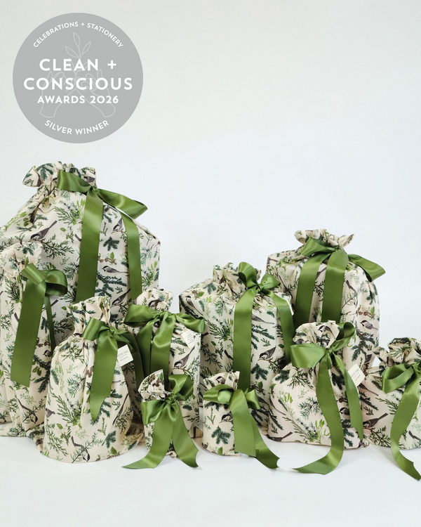 Reusable Gift Bags by Waste Free Celebrations – Best Celebrations & Stationery, Clean + Conscious Awards 2026