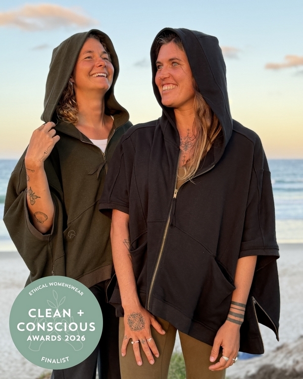 The Union Poncho by ZONE by Lydia – Finalist, Best Sustainable Womenswear, Clean + Conscious Awards 2026