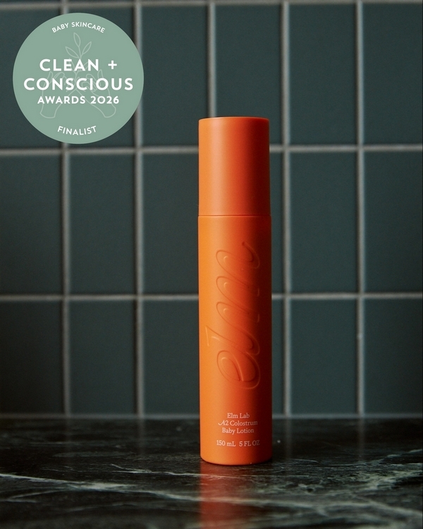 A2 Colostrum Baby Lotion by Elm Lab Skincare – Finalist, Best Natural Baby Skincare, Clean + Conscious Awards 2026