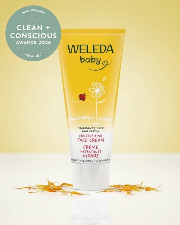 Calendula Face Cream, Fragrance Free by Weleda – Finalist, Best Natural Baby Skincare, Clean + Conscious Awards 2026